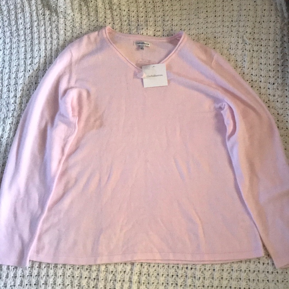 New Croft and Barrel pink sweater